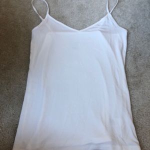 white tank top